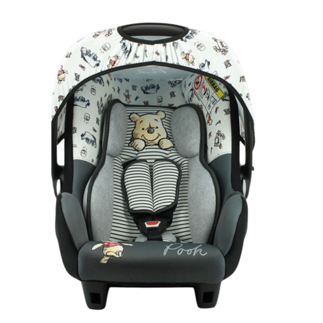 Disney Teamtex Winnie the pooh Infant Car Seat - Black,TeamTex