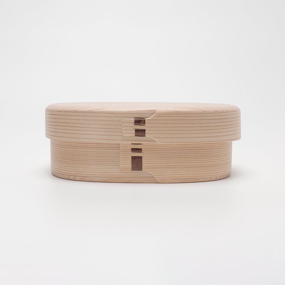 白木 漆 小判弁当箱 小 中 大 | 柴田慶信商店 秋田県大館市