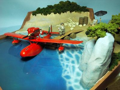 MATEVER1.5: サボイア S.21 紅の豚 ジオラマ 2［1/48完成品］