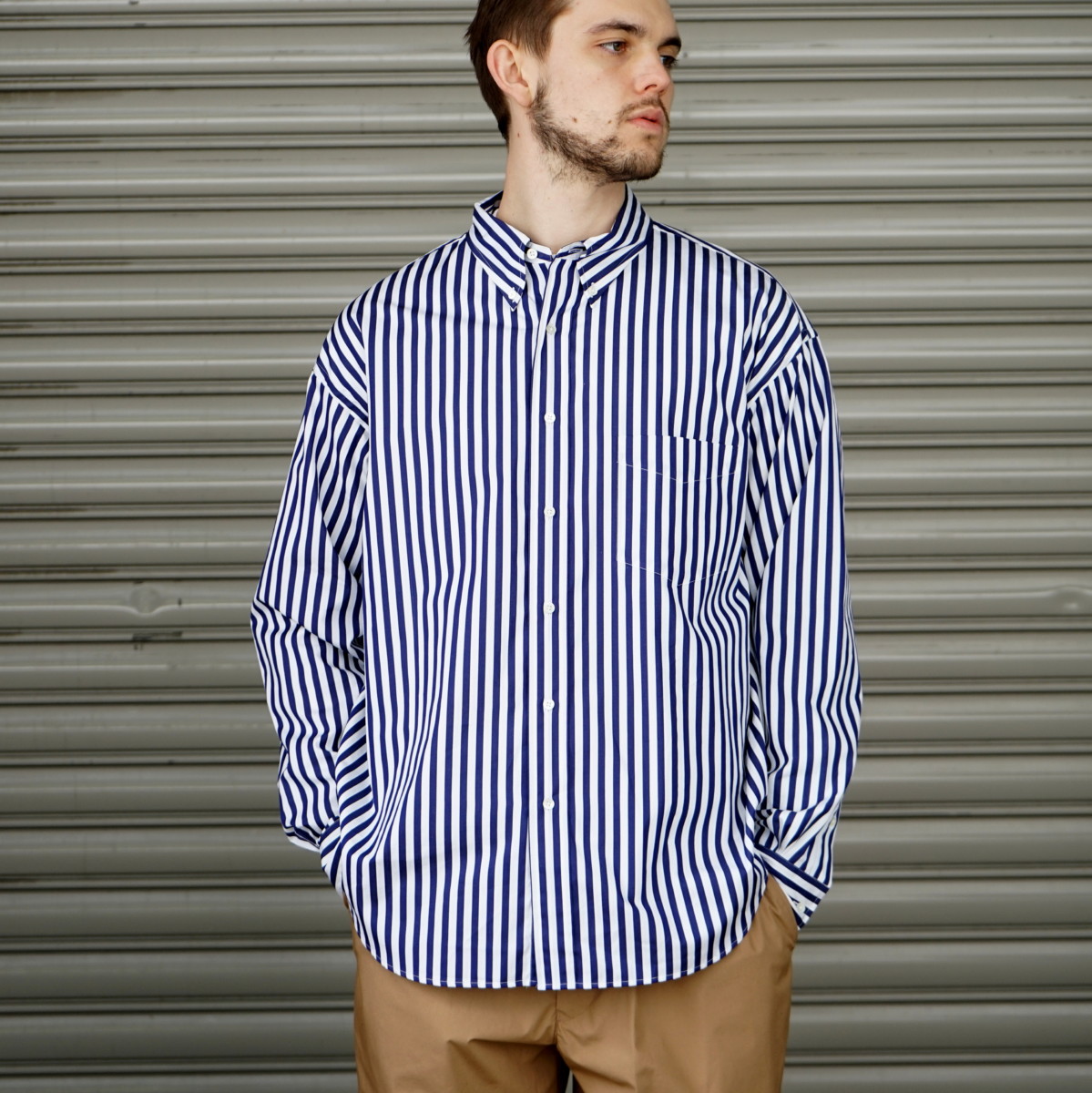Graphpaper] Thomas Mason L/S B.D Shirt – MaW SAPPORO
