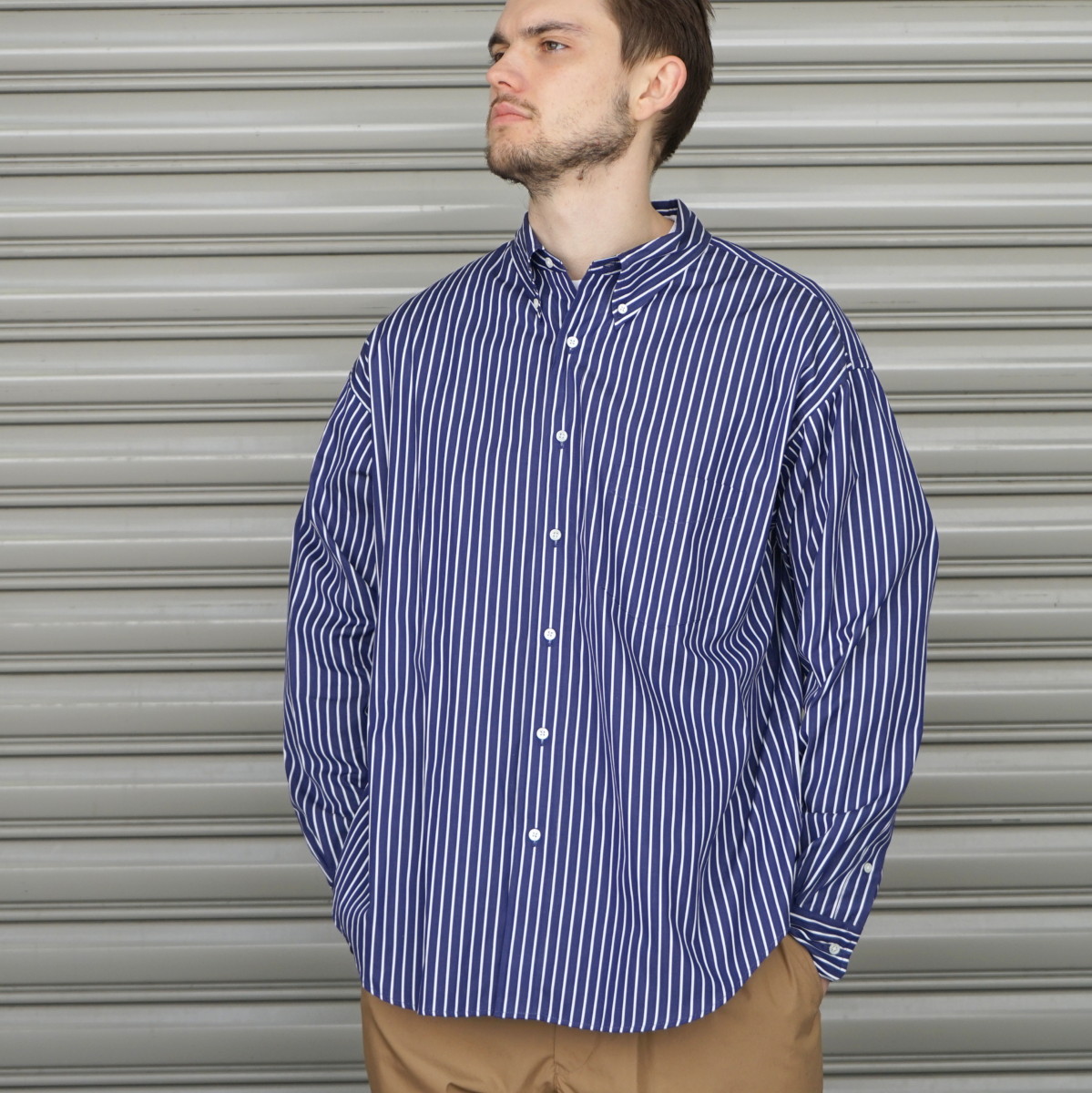 Graphpaper] Thomas Mason L/S B.D Shirt – MaW SAPPORO