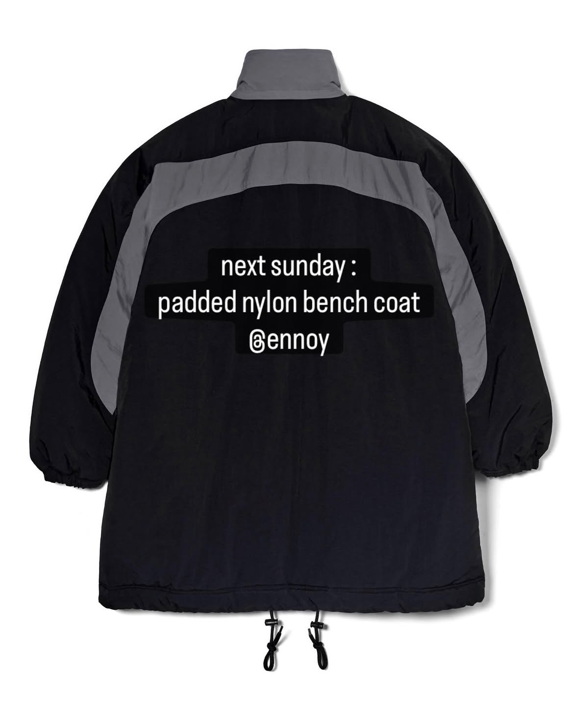2025年12月21日(日)抽選受付開始】ENNOY/PADDED NYLON BENCH COAT
