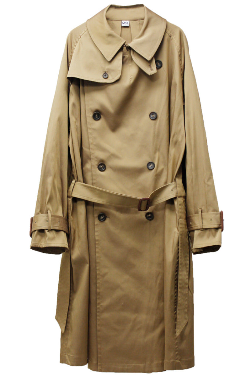 EGGKA コーヒー トレンチコート S/M/L トレンチコート｜M53