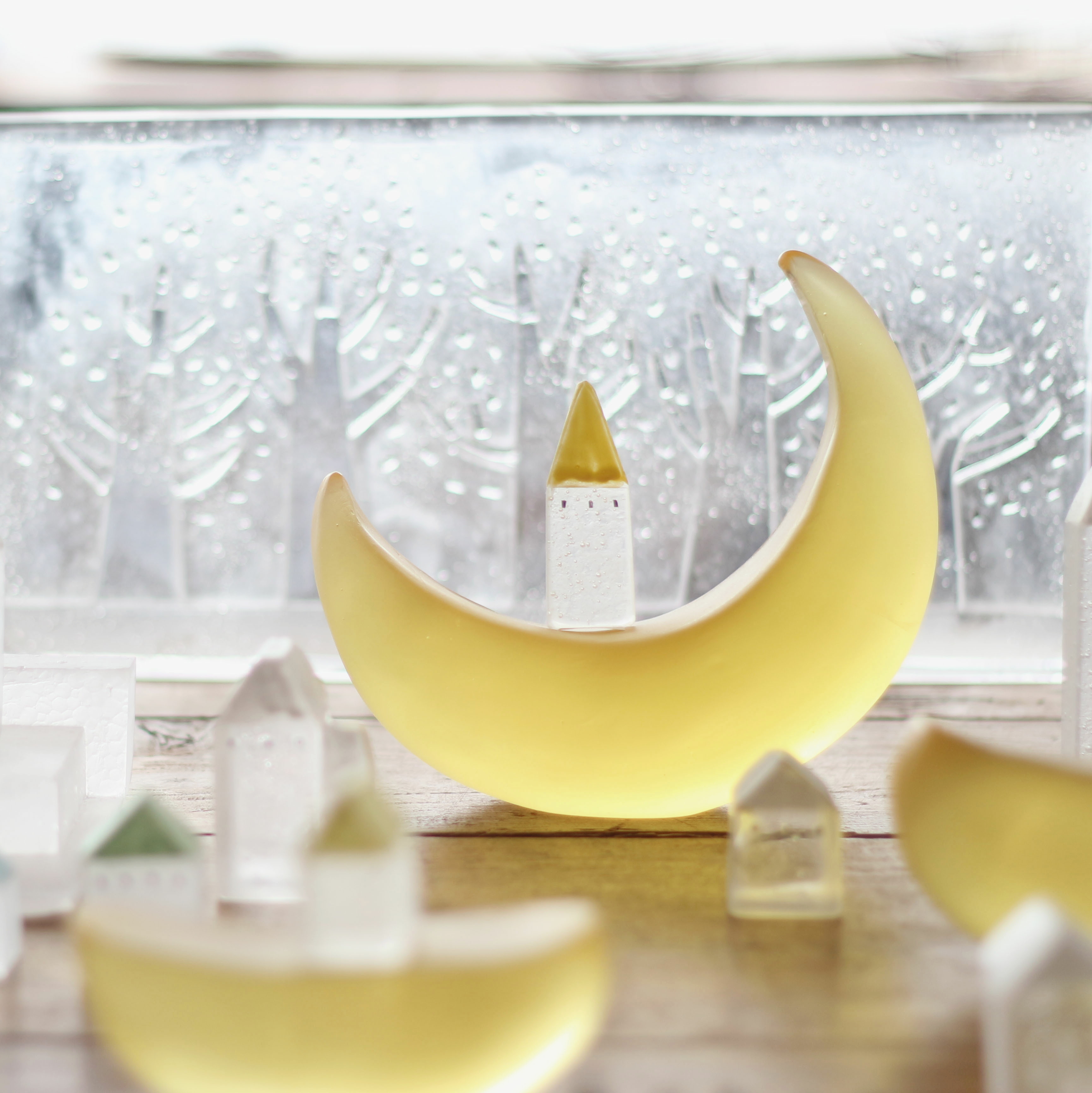 Mellow glass メロウグラス（タナカユミ）月 Mellow glass メロウ