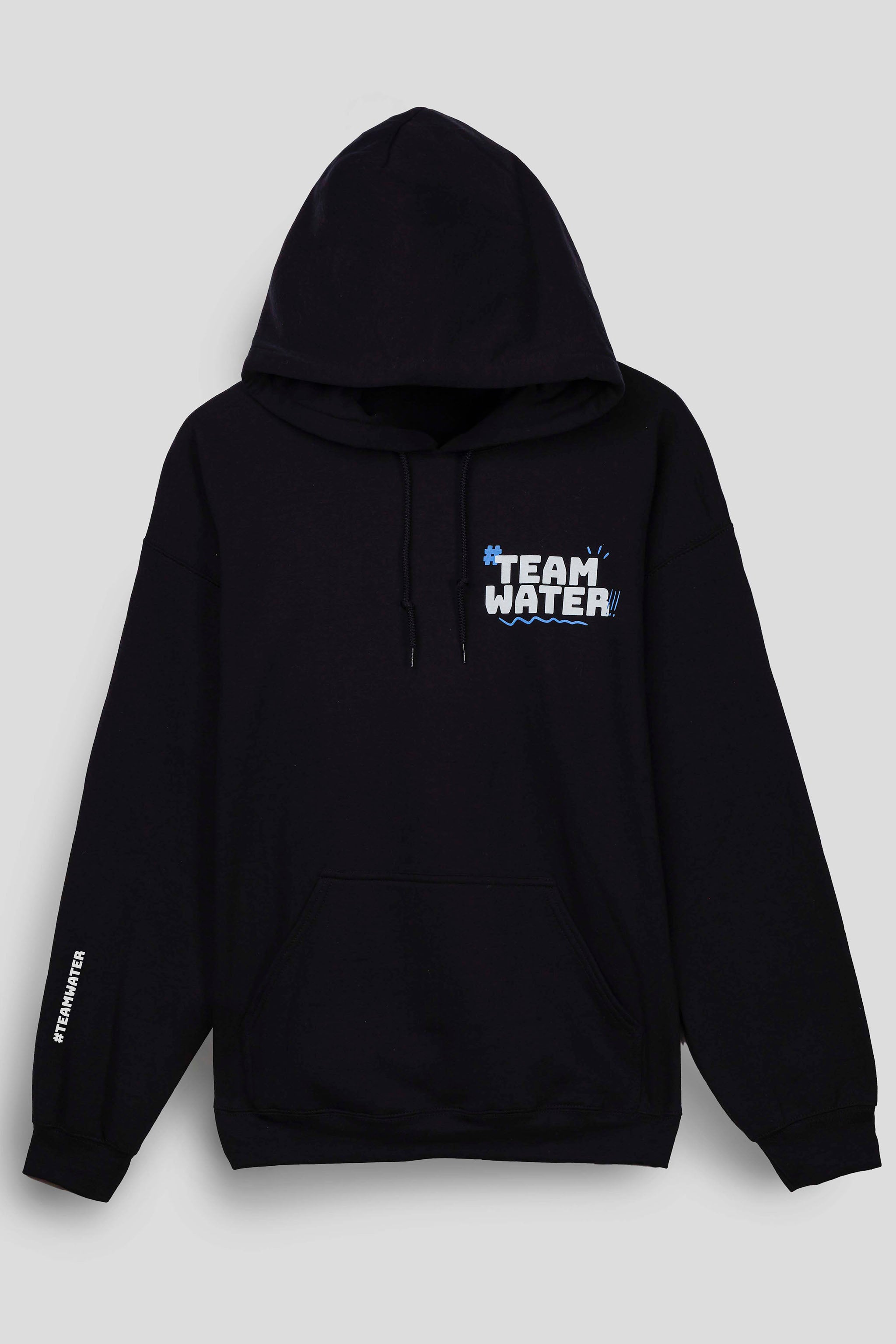 Teamwater Hashtag Hoodie - Black – MrBeast.store