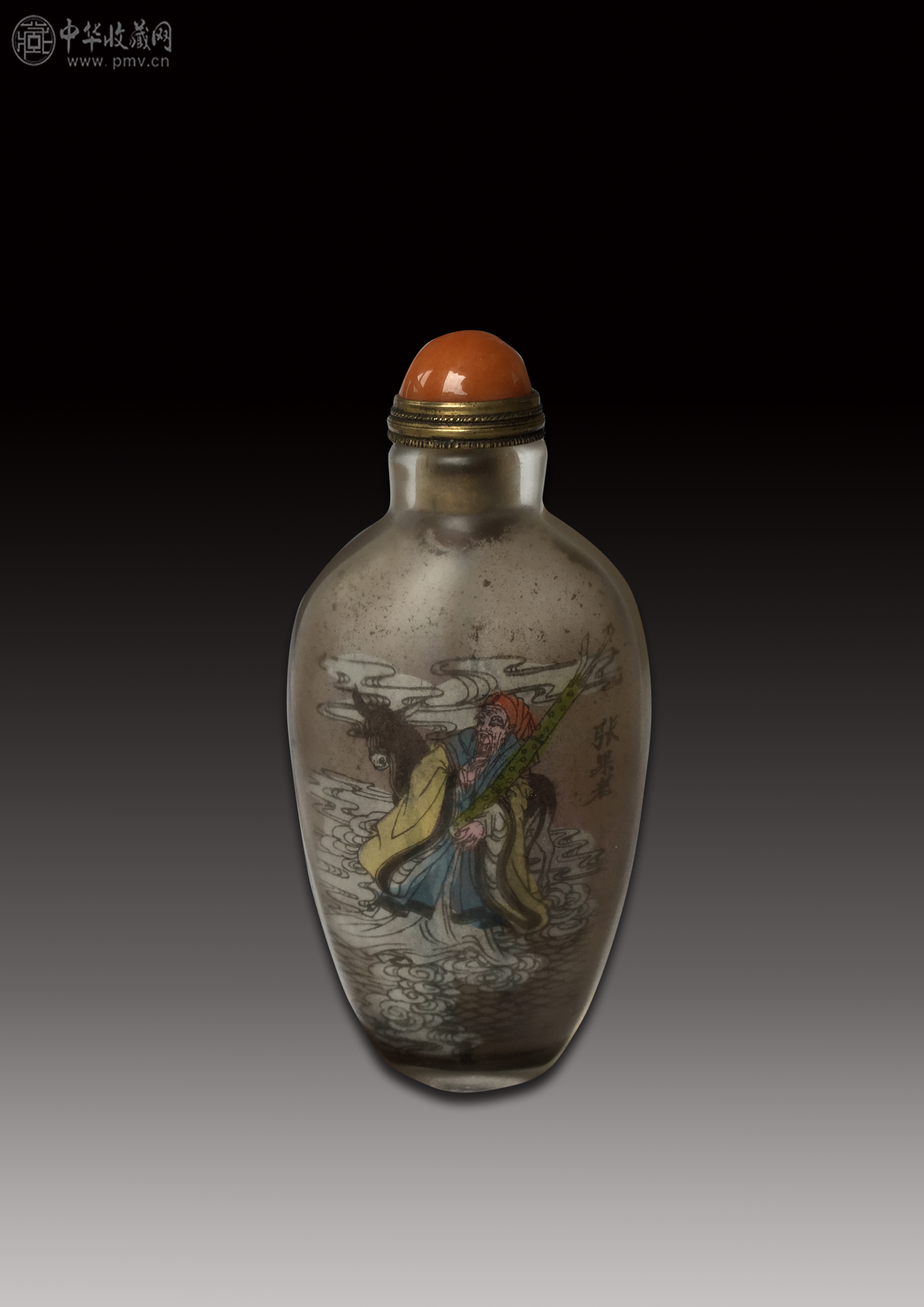 晚清孙星五水晶内画八仙二图鼻烟壶藏家展厅收藏资讯|艺术家|书画家