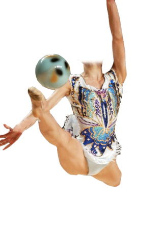 新体操レオタード 白ライクラ・スパンコール立体的なレオタードOS-2519