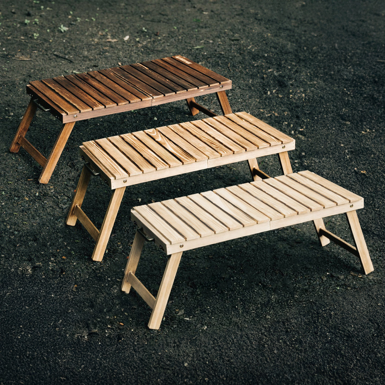 BAKKNEL】 フォールディング ウッドテーブル BN-WTB001