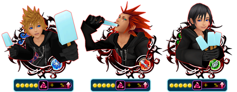 ロクサス&アクセル&シオン記念メダル！ | KINGDOM HEARTS Union χ