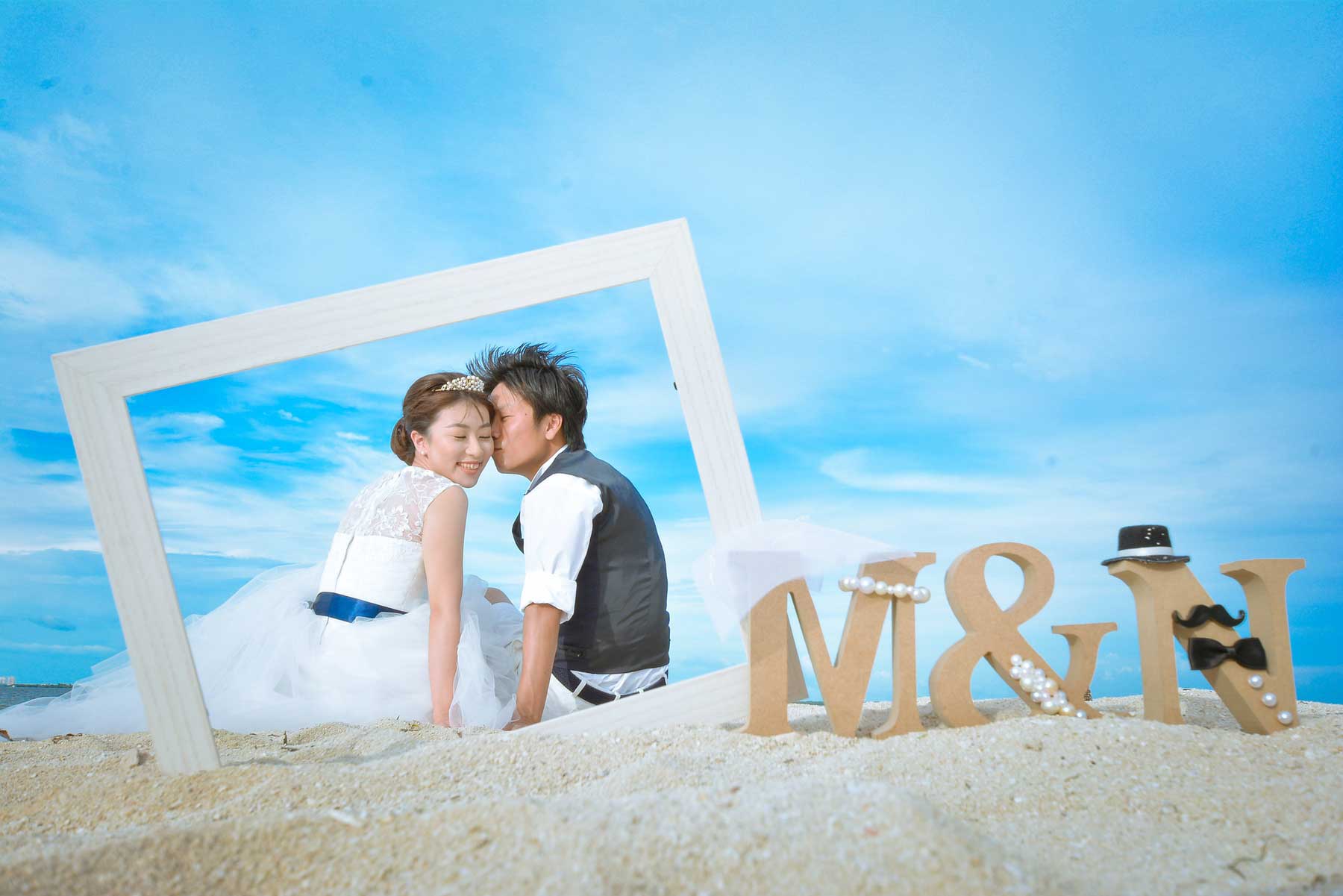 旅好きのお二人、後撮りに選んだのは絶景カオハガン島🌴 N様 & M様