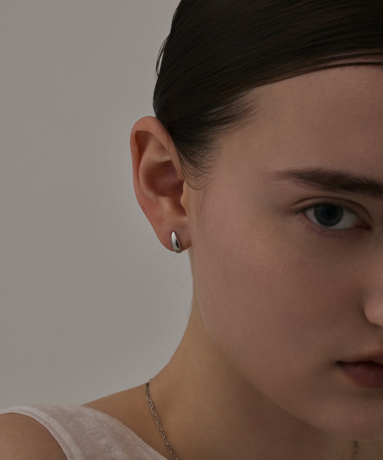 シルバー]ドロップピアス