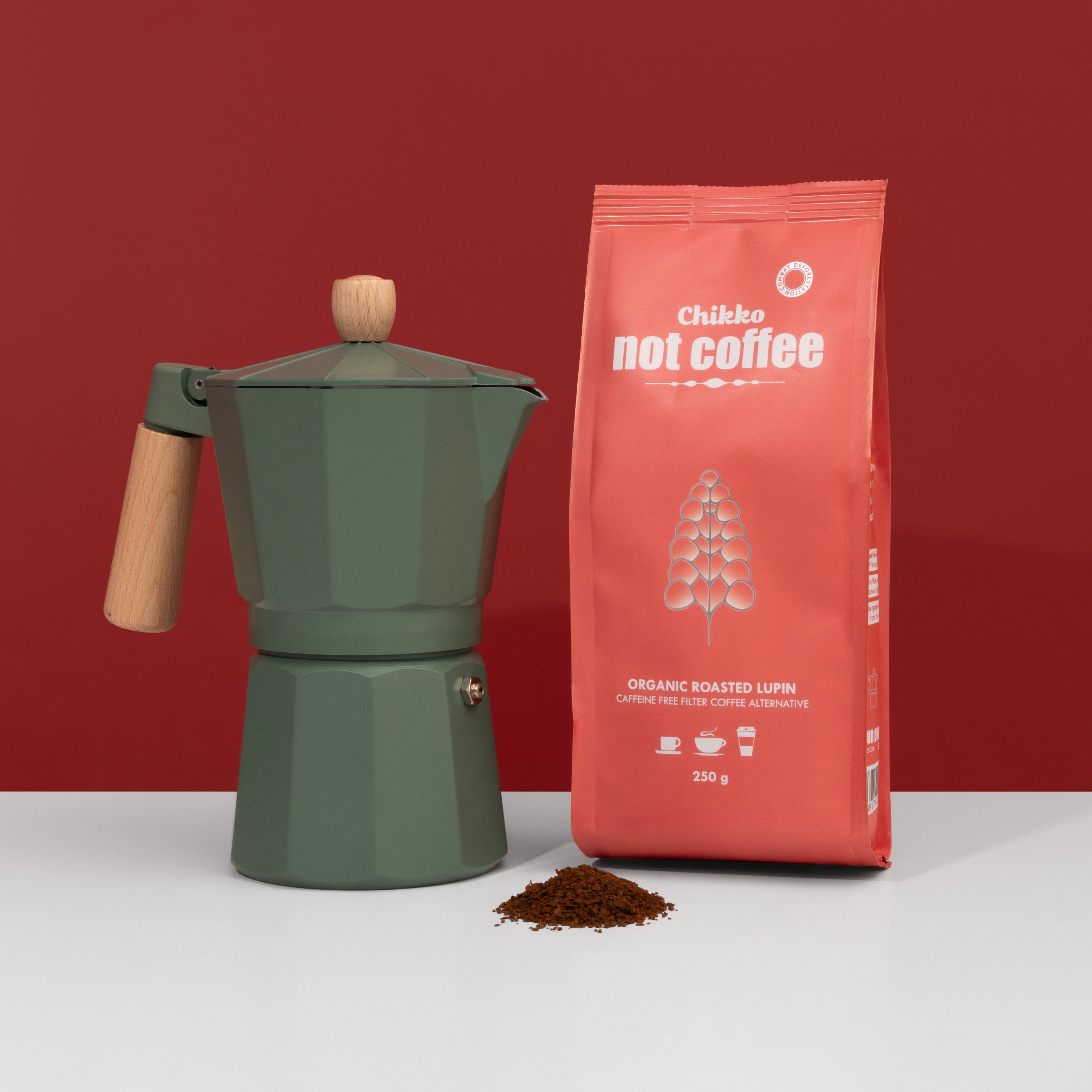 Chikko Not Coffee Organic Roasted Lupine 250g – Chikko Not coffee