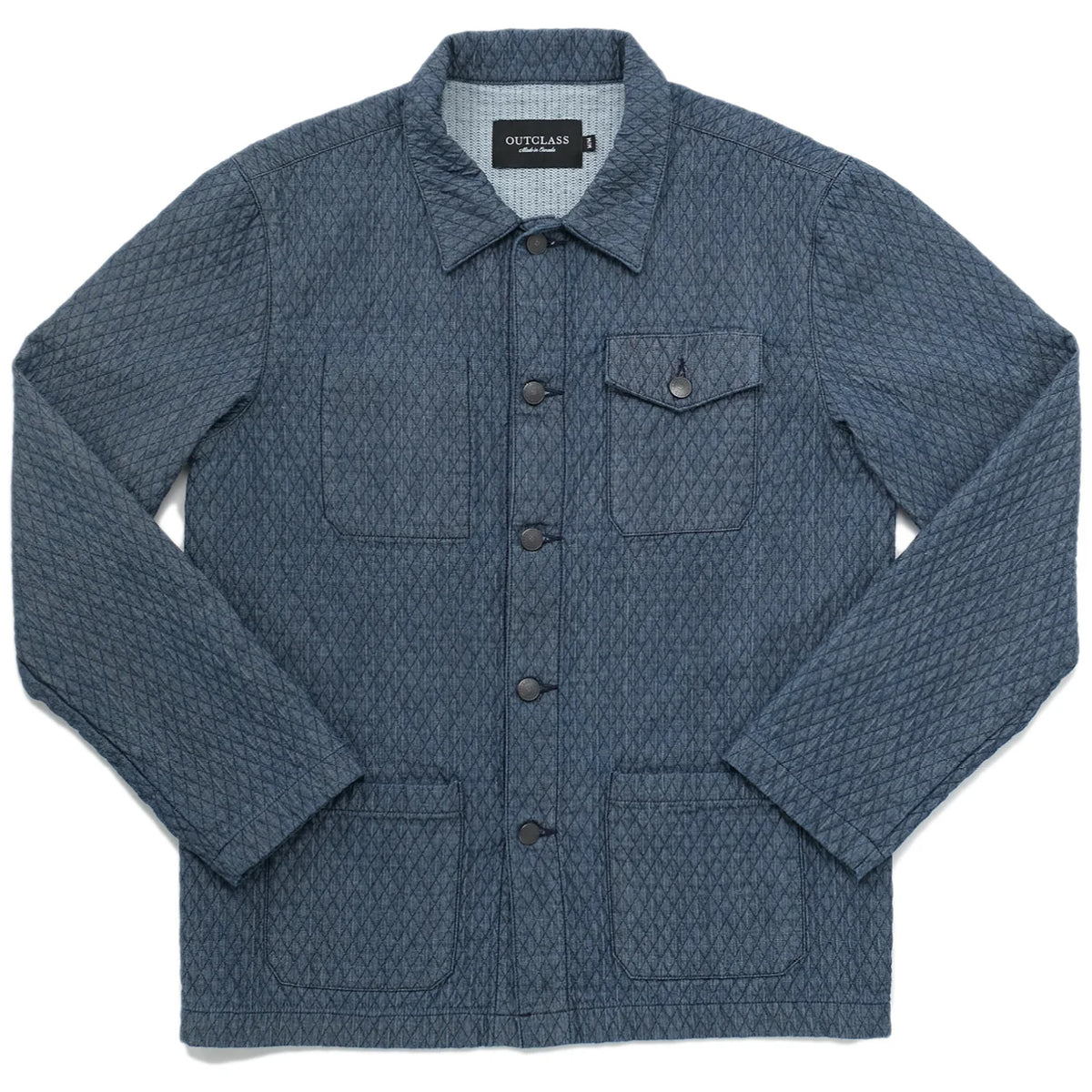 Outclass - Quilted Chambray Chore Coat – City Workshop Men's
