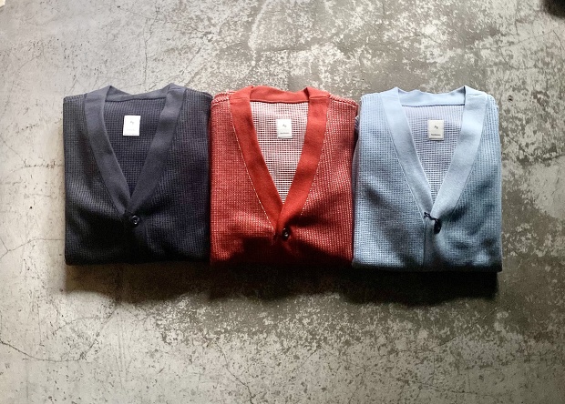 KICS DOCUMENT/WAFFLE CARDIGAN [COPER]