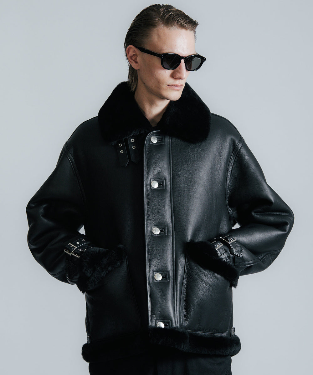 MOUTON LEATHER JACKET – THE CRIMIE