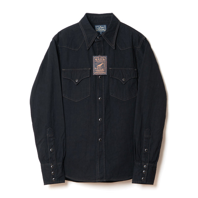 奄美泥染めインディゴデニムシャツ【SP-124】 – STUDIO D'ARTISAN