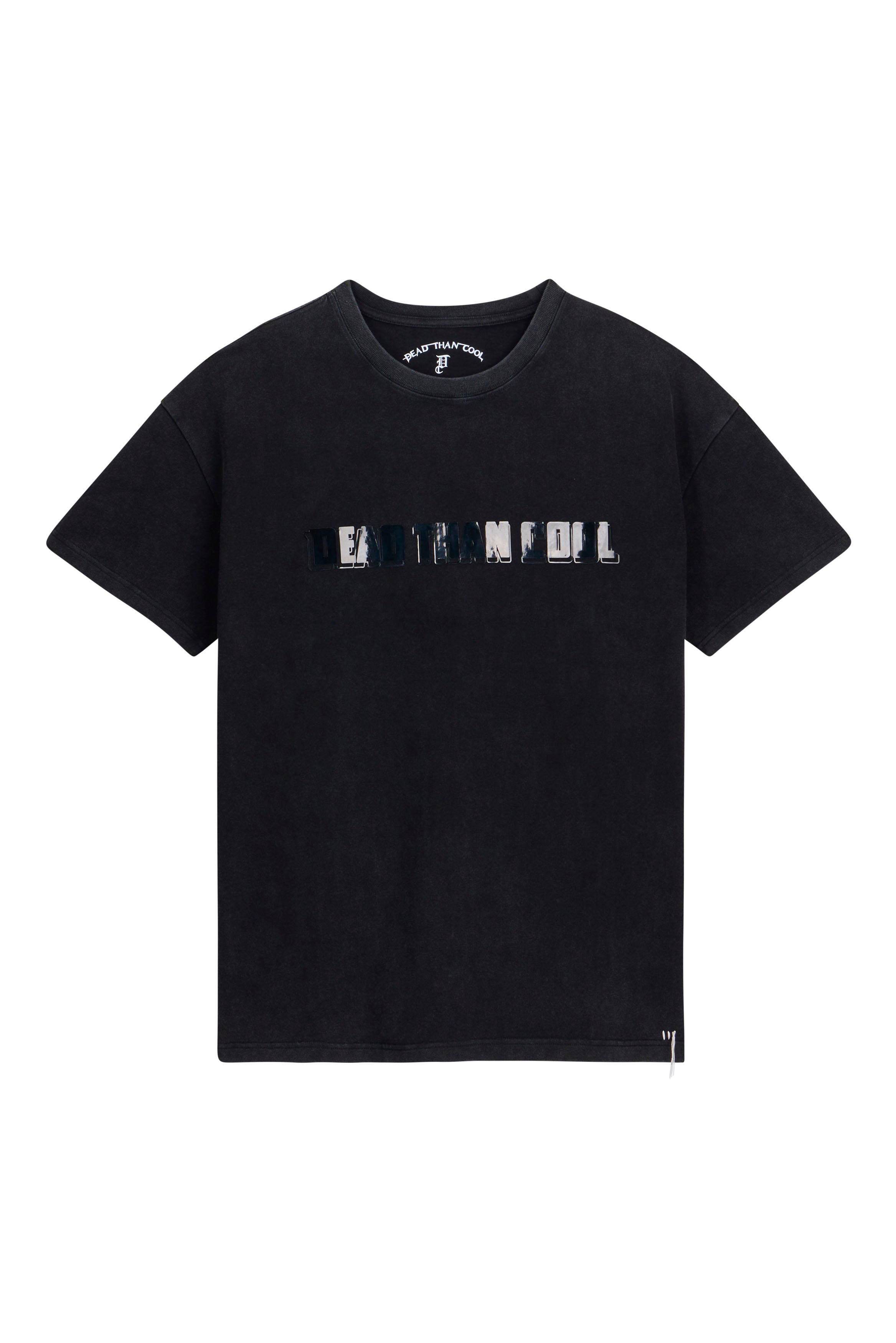Obsidian Black Logo Tee – Dead. Than. Cool.