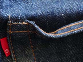 リーバイス505 黒カンヌキ