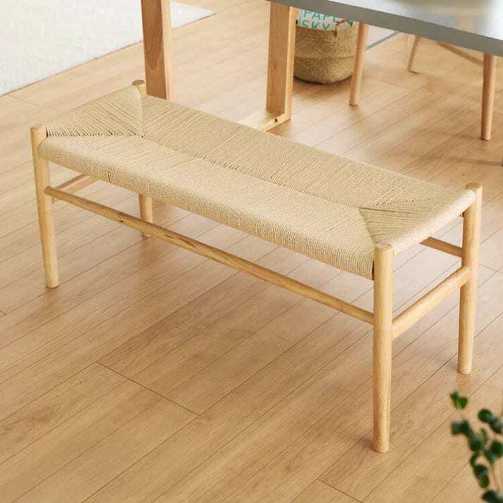 北欧デザインベンチ ノルディックベンチ 幅100 ペーパーコード ピーチ