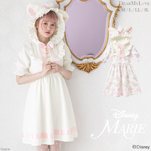 海外発送不可】【Disney/マリー】なりきりフードワンピース