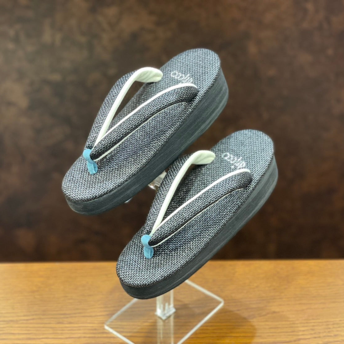 カレンブロッソ×dricco夏草履（ブルーブラック） – driccoきもの