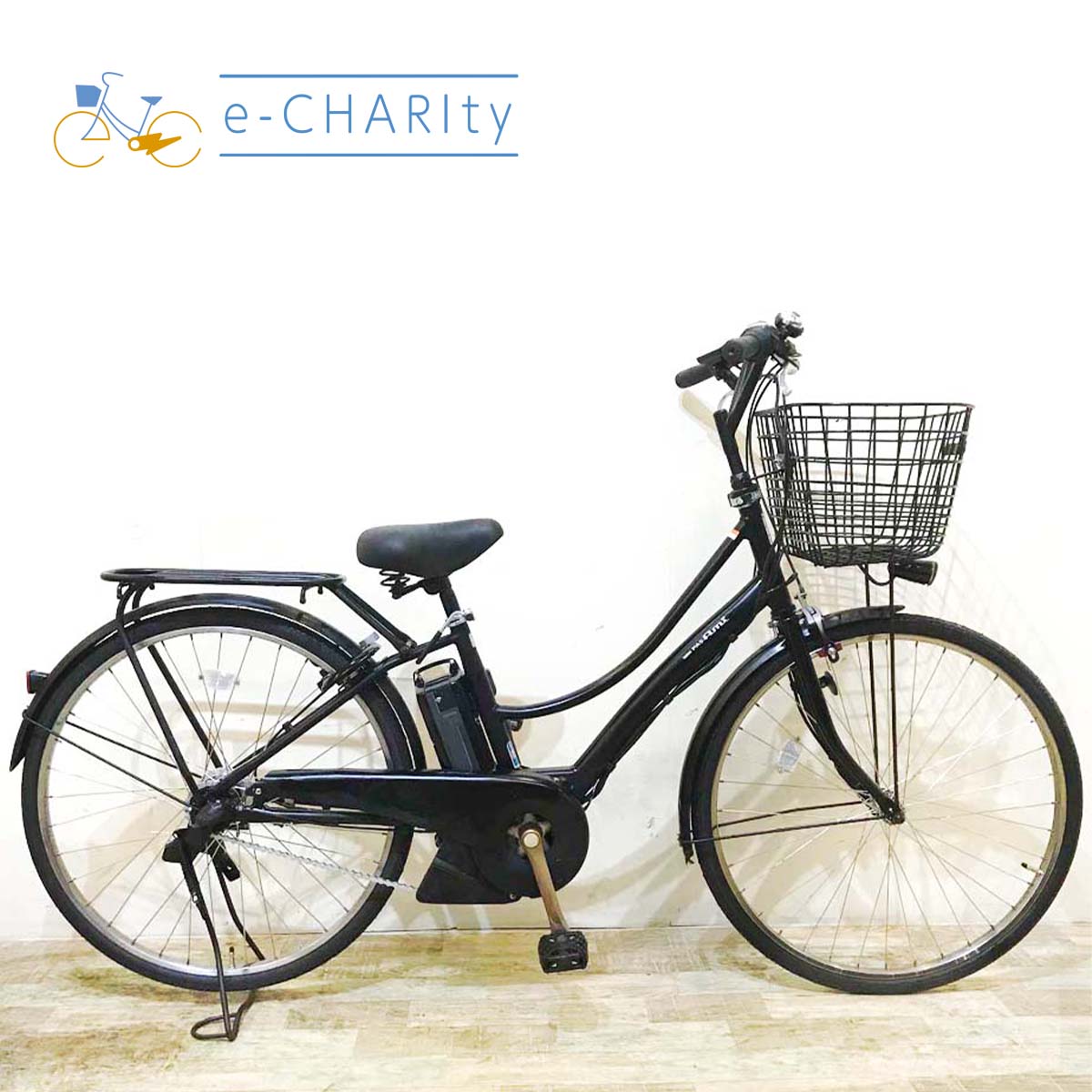 中古電動自転車 ヤマハ PAS Ami パス アミ ブラック 26インチ KY143