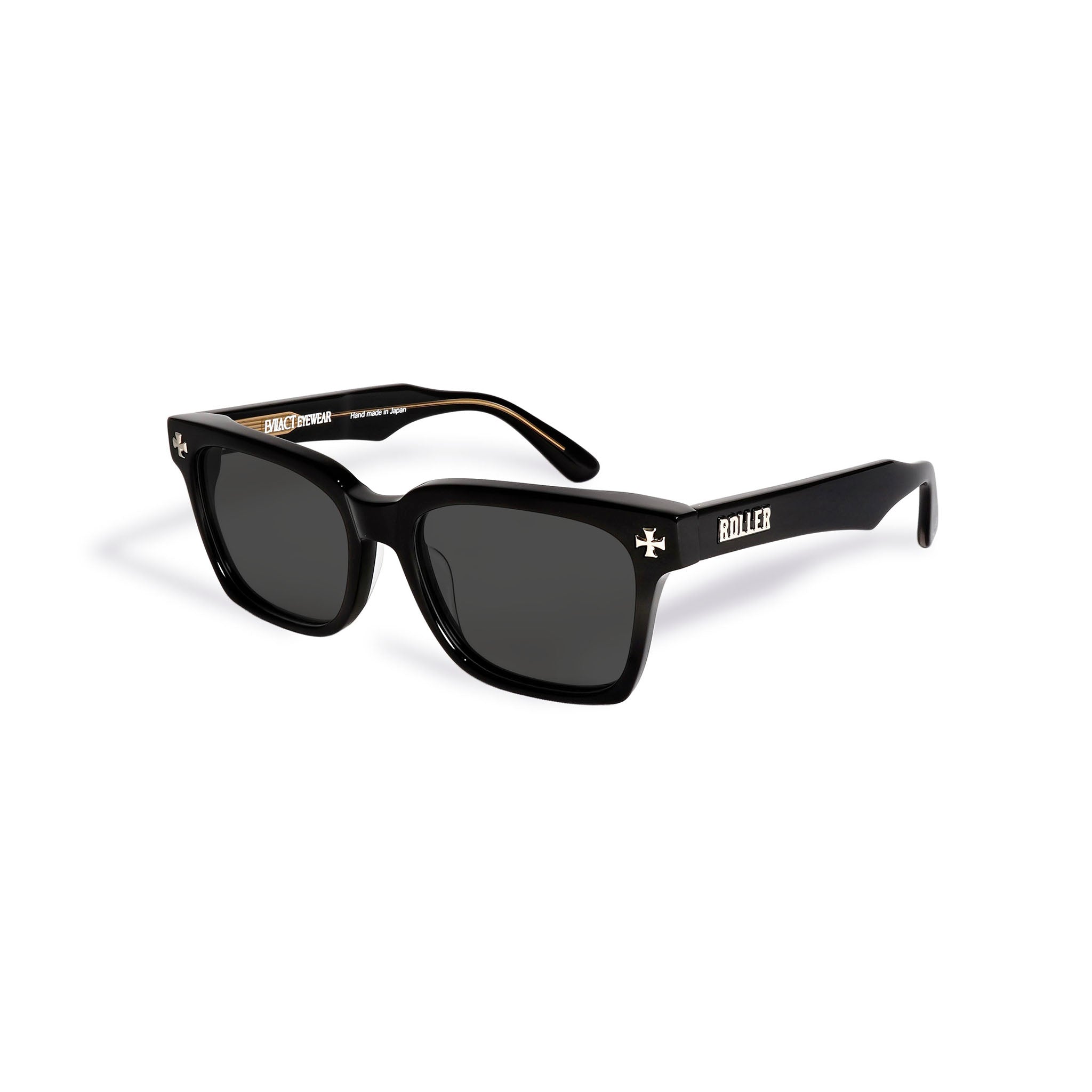 EMBLEM - ROLLER magazine x EVILACT eyewear - black x gray clear