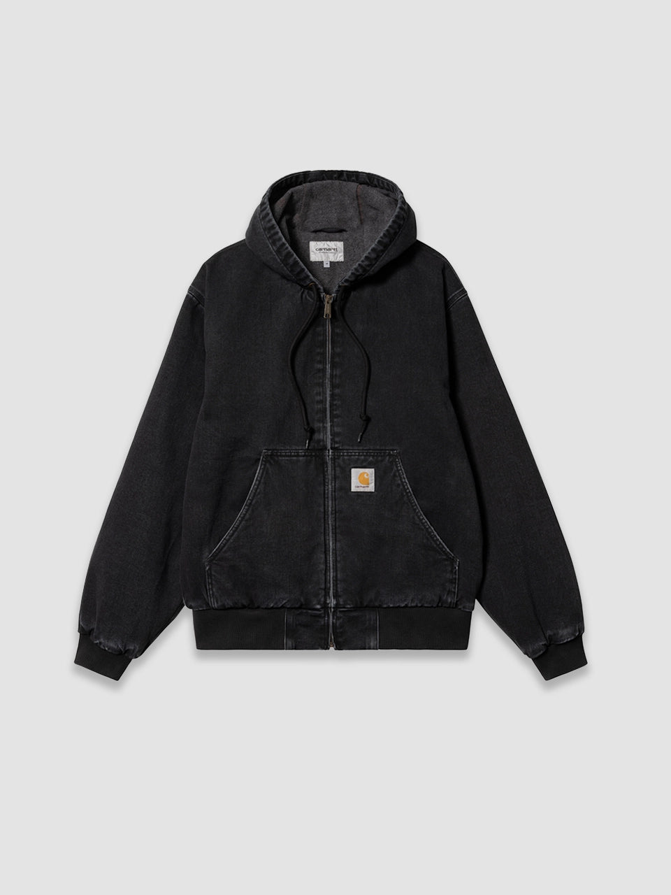Carhartt WIP OG Active Jacket - Black Stone Washed at e.c.t. studio