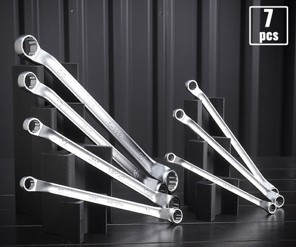 KTC M5-7P ロングめがねレンチ7本セット (M5-0810,1012,1113,1214,1417