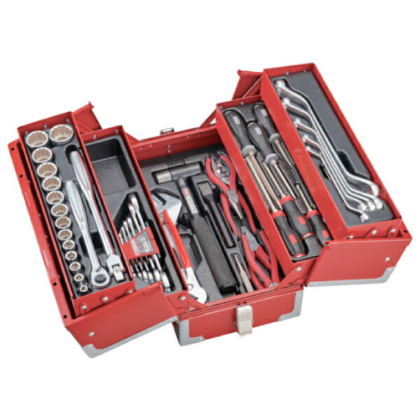 TONE 整備用工具セット ツールセット(メンテナンス用) レッド 間口433