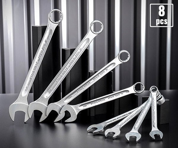 日本正規品 スタビレー 片目片口スパナセット(インチ) (13A/8