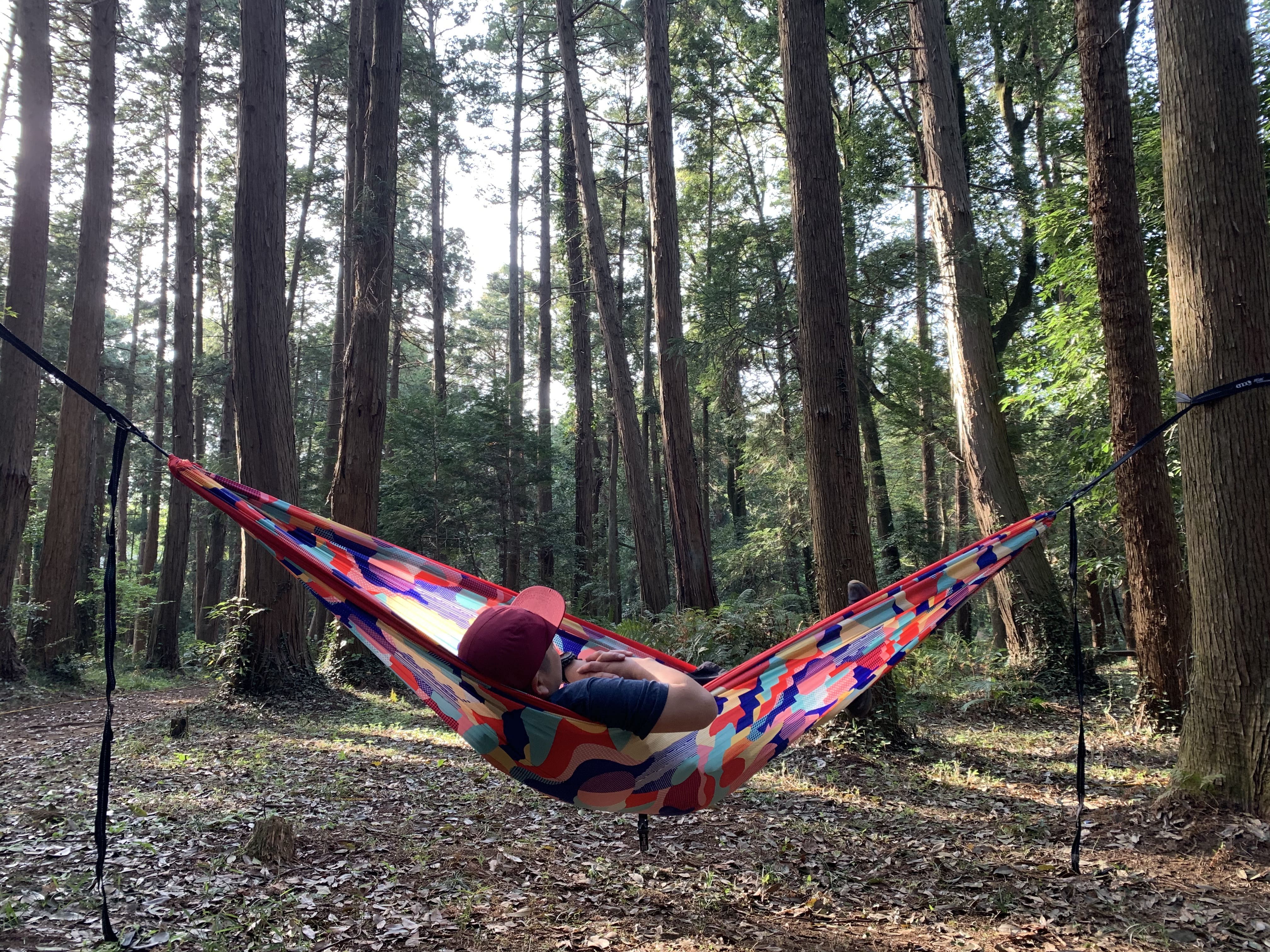 ENO ハンモックセット（ハンモック本体/ストラップ/荷物置き） Welcome