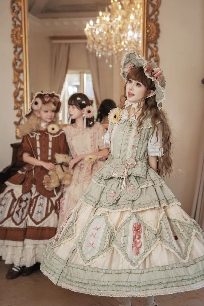 Rothenburg Bear 4.0 ジャンパースカート(くまなし)【MONO GIRL