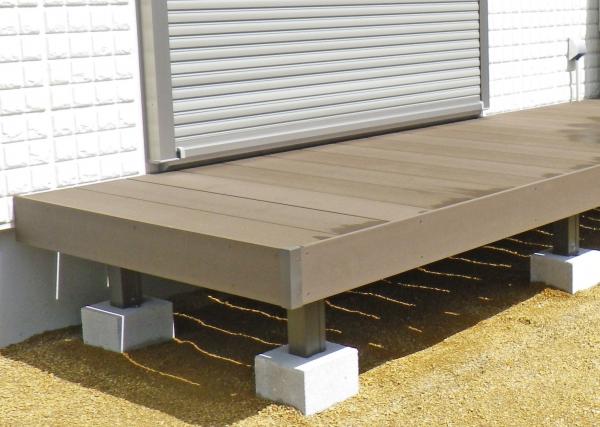 タカショー エコウッドデッキ(ステップS)ウォームグレー タカショー