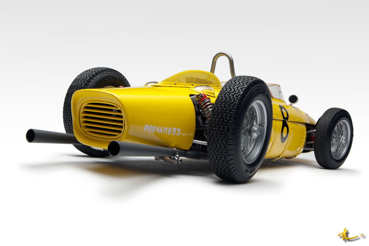 Exoto Ferrari Tipo 156 F1 Sharknose #8 Yel GP of Belgium