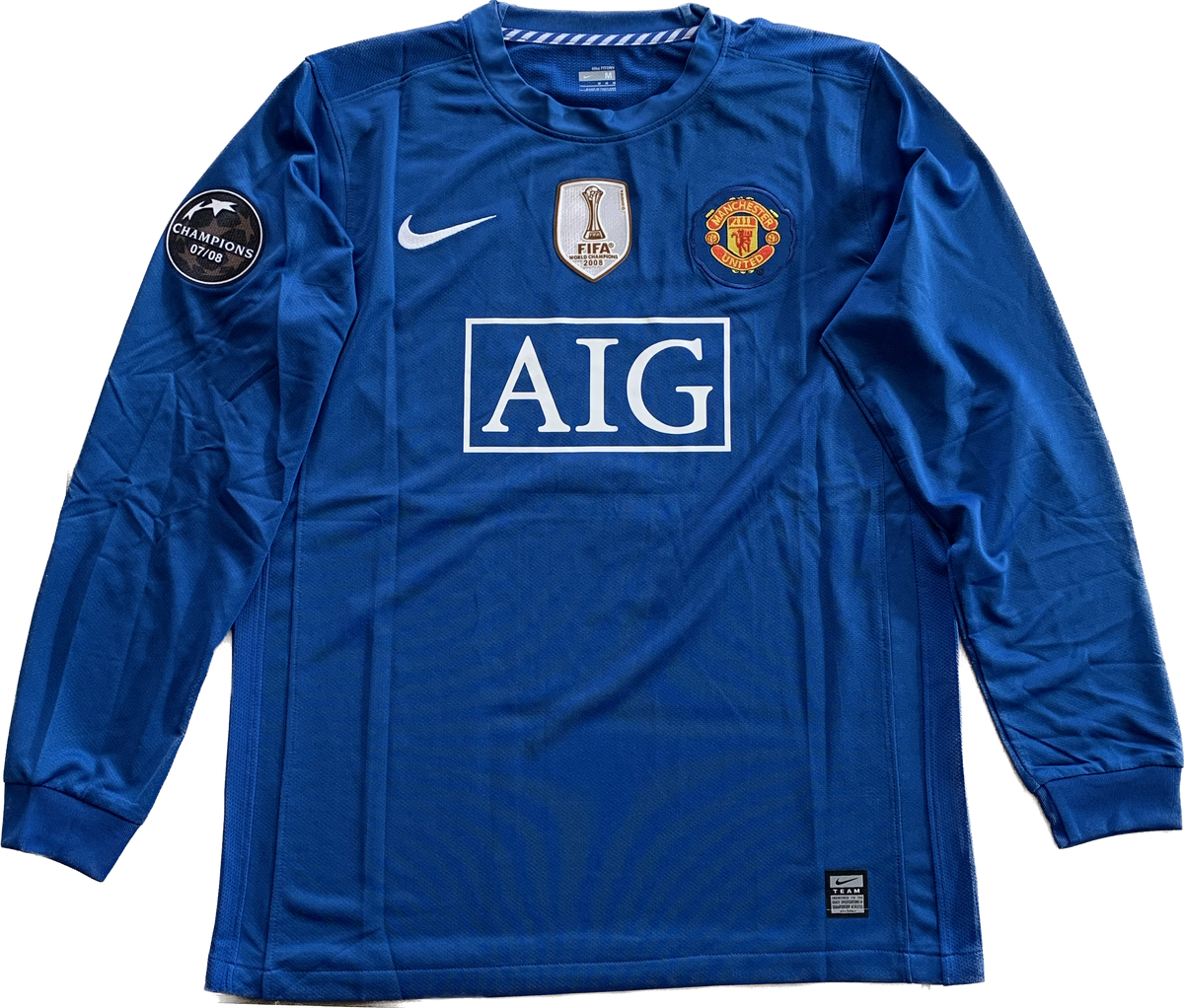 Manchester United Blue Nike Vintage Cristiano Ronaldo 2008/2009