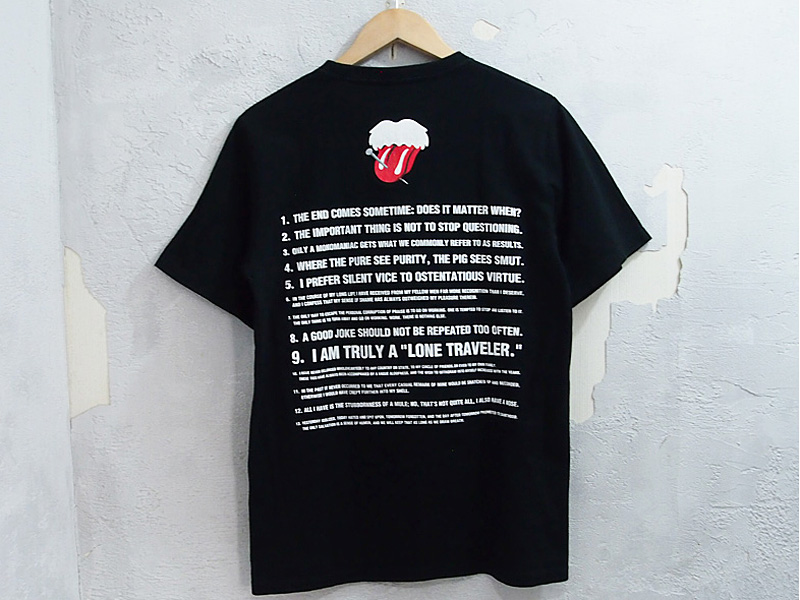 NUMBER(N)INE ベロ Tシャツ ベロT 黒 ブラック NUMBER NINE