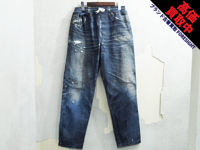 US 三軒茶屋 'Fake Vintage Denim Easy Pants Type-X'フェイク