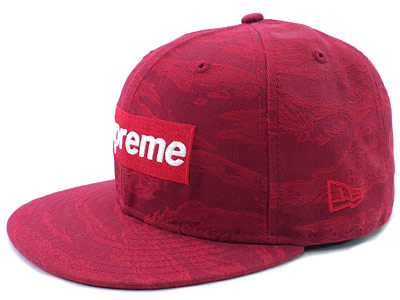 Supreme 'Tiger Stripe Box Logo New Era'タイガーカモ ボックスロゴ