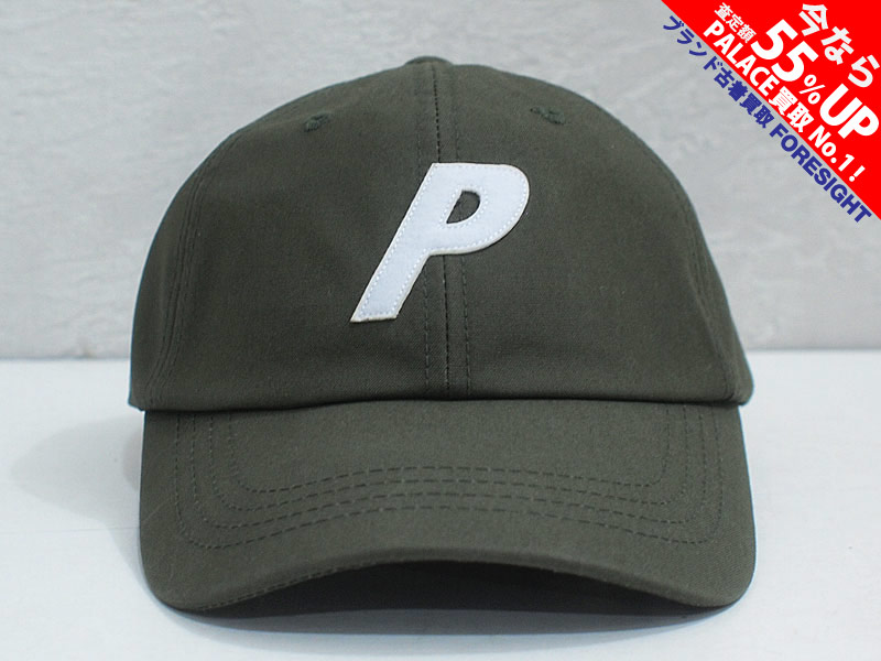 PALACE Skateboards 'P 6 Panel Cap'キャップ シックスパネル オリーブ