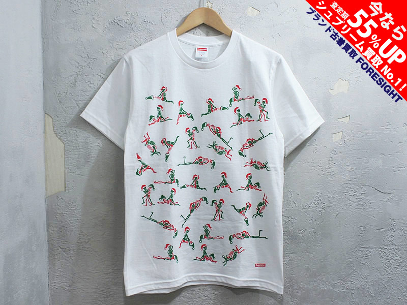 Supreme 'Christmas Tee'Tシャツ クリスマス シュプリーム M ホワイト
