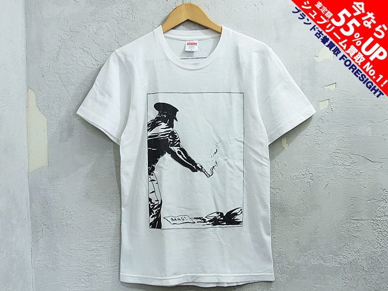 Supreme×Raymond Pettibon 'Pettibon Bang Tee'Tシャツ S 白 ホワイト