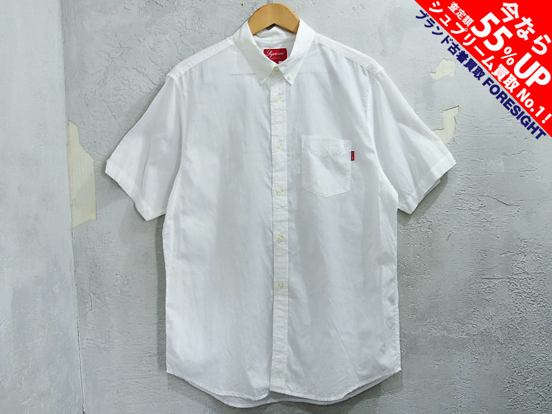 Supreme 'Cruise Shirt'クルーズシャツ 半袖シャツ 白 ホワイト L
