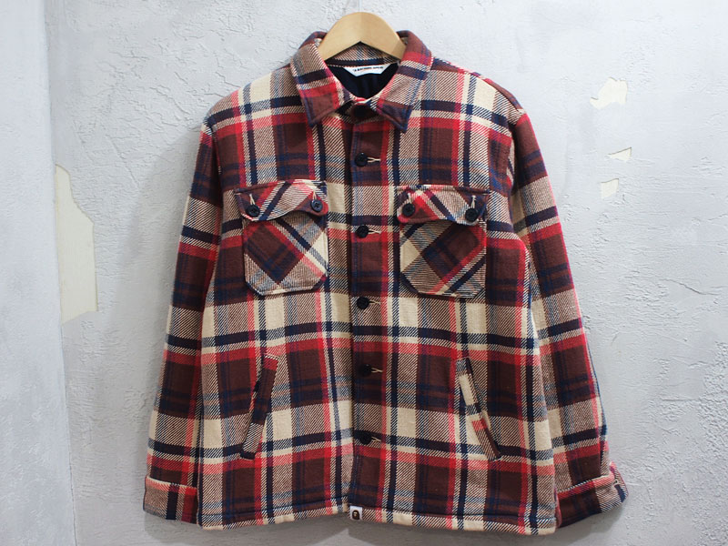 A BATHING APE 'BAPE CHECK CPO'ラブジェネチェック ジャケット ベイプ