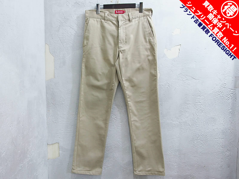 Supreme 'Work Pant'ワークパンツ ベージュ 30 カーキ シュプリーム