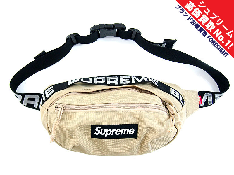 希少 美品 Supreme シュプリーム Waist Bag Tan ベージュ Supreme