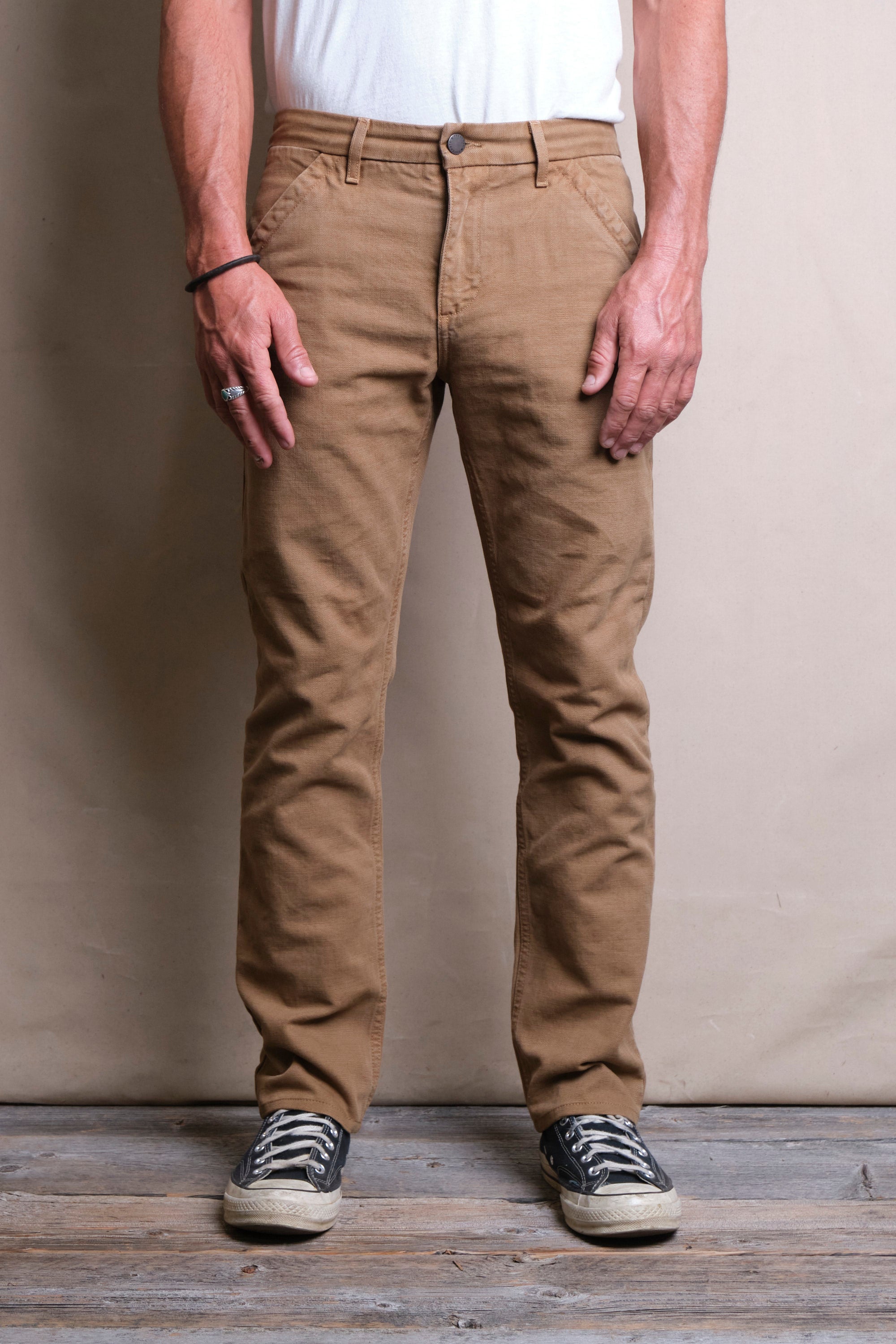 Workers Chino Slim Fit | 14 Ounce Slub Tan