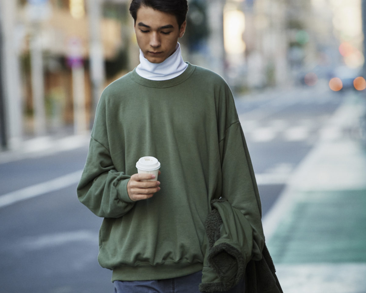 購入レビュー】久米繊維のビッグスウェットはシルエットで楽しみたい人