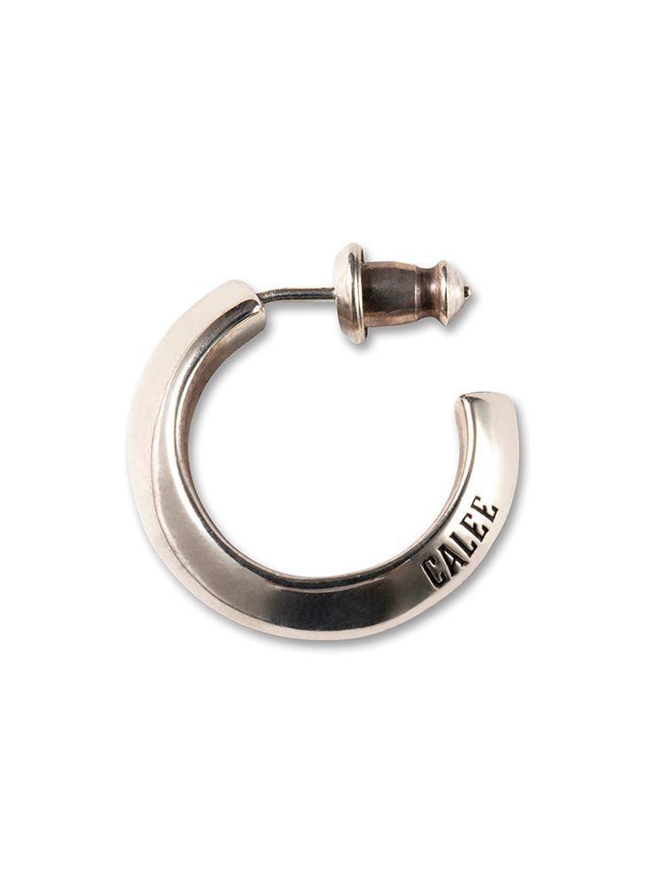 CALEE 「LOGO ROLL PIERCE ＜LARGE＞ 」 SILVER 925製 ロールタイプピアス