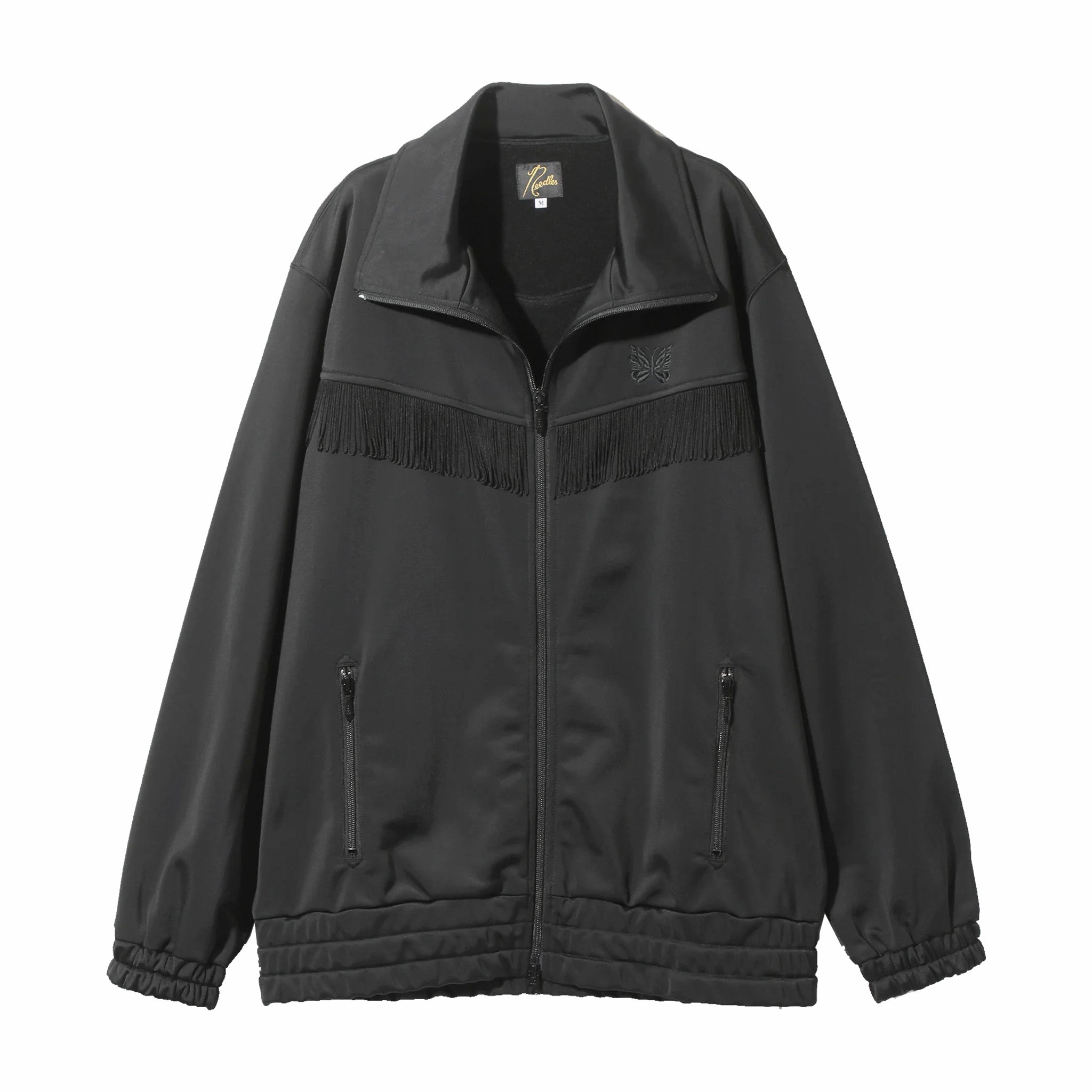 Needles Fringe Pe/Ta Track Jacket - Bright Jersey (Black) – August